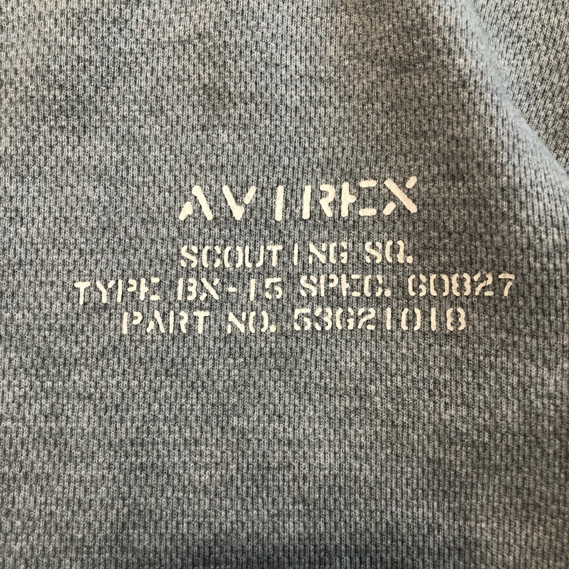 아비렉스 와플 롱슬리브  상품이미지3