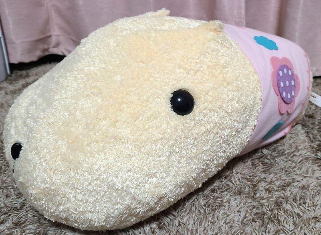 산엑스 카피바라상 화이트상 50cm 대형 인형 상품이미지4