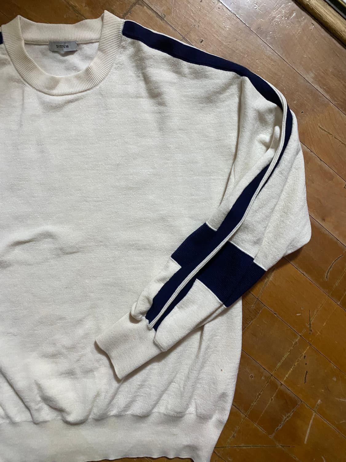 SYSTEM 시스템옴므  아이보리 니트 (100~105) 상품이미지2