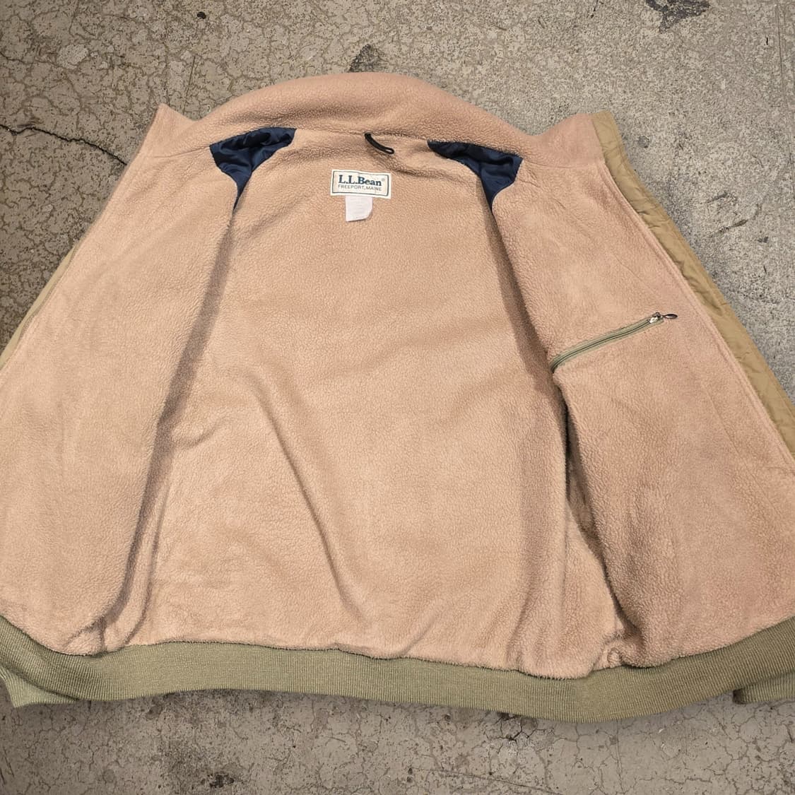 80s L.L.Bean 봄버 해링턴 자켓 Made in USA 상품이미지5