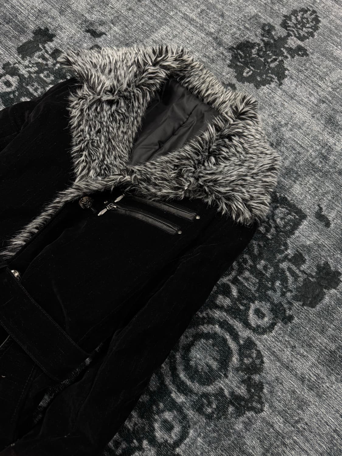 Semantic design vkei trimming fur jacket 상품이미지3