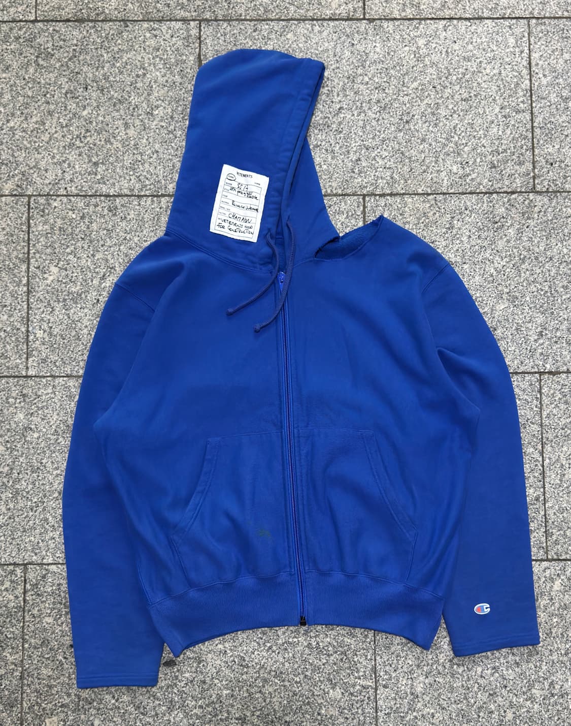 베트멍 챔피온 오픈숄더 후드집업 상품이미지1