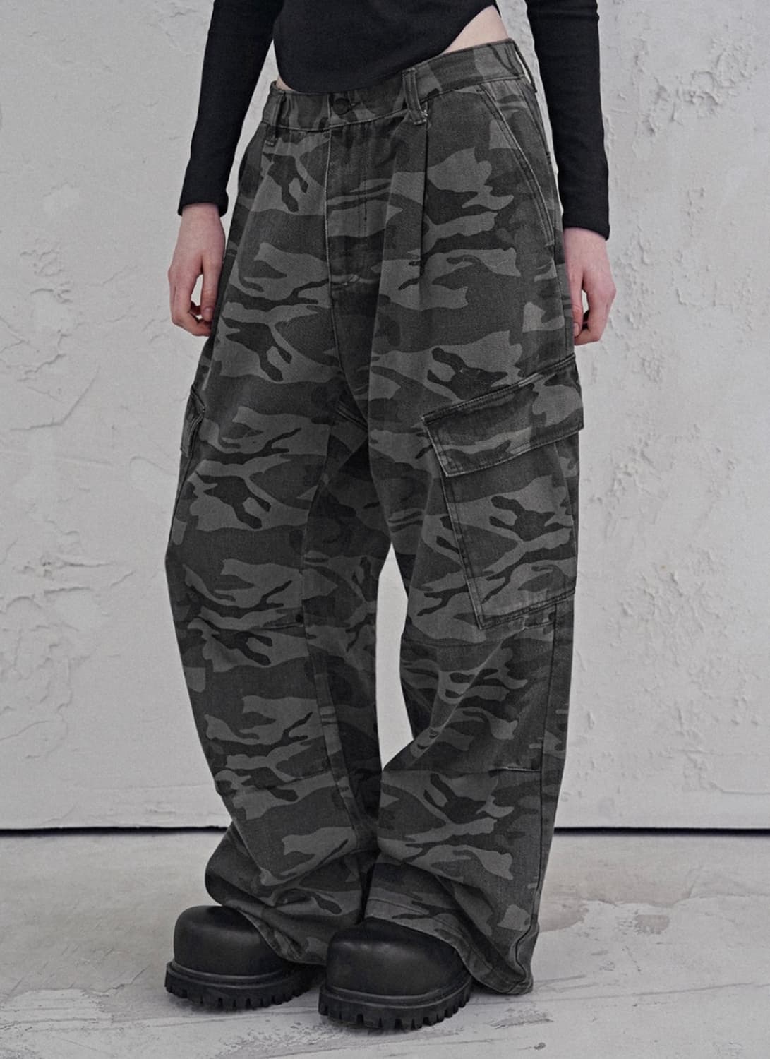 어반드레스 Side Big Cargo Pants, CAMO 상품이미지1
