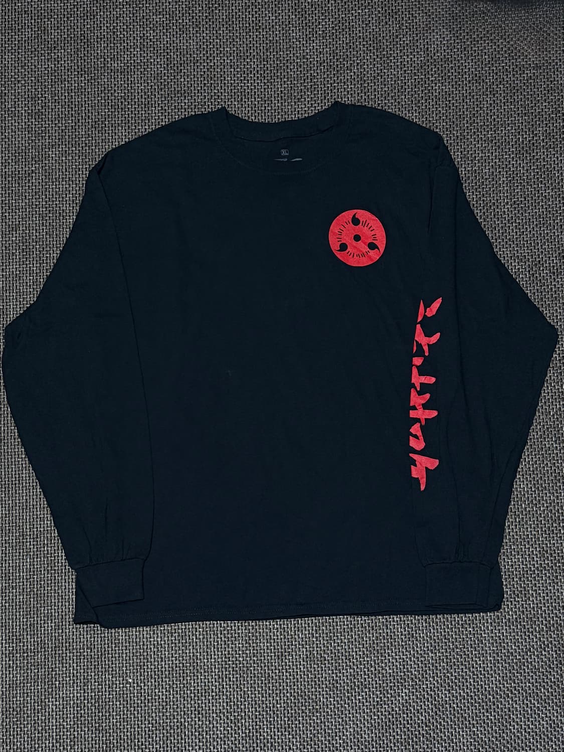 나루토 오피셜 사스케 사륜안 롱슬리브 상품이미지1