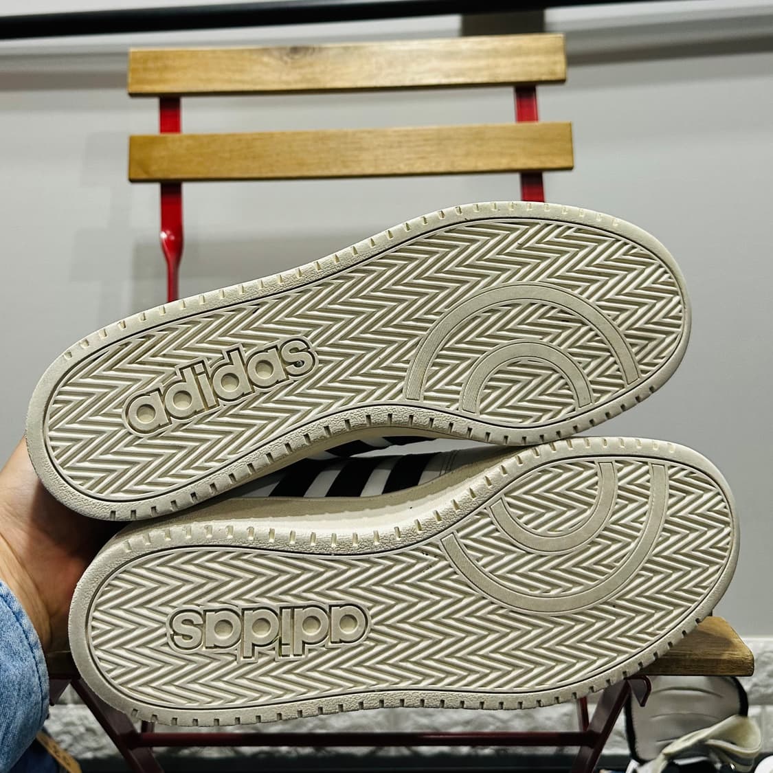 280) 아디다스 운동화 남성 남자 신발 훕스 2.0 화이트 블랙 상품이미지6