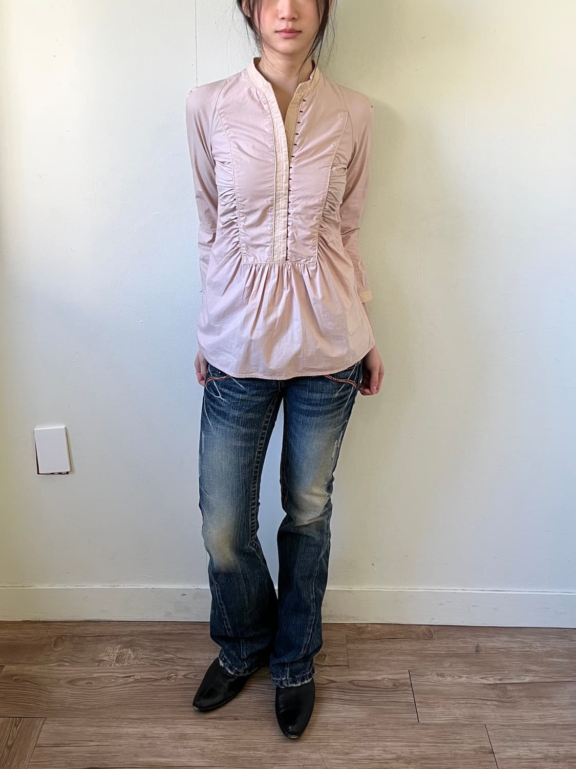 GUCCI 인디핑크 후크 블라우스 상품이미지7