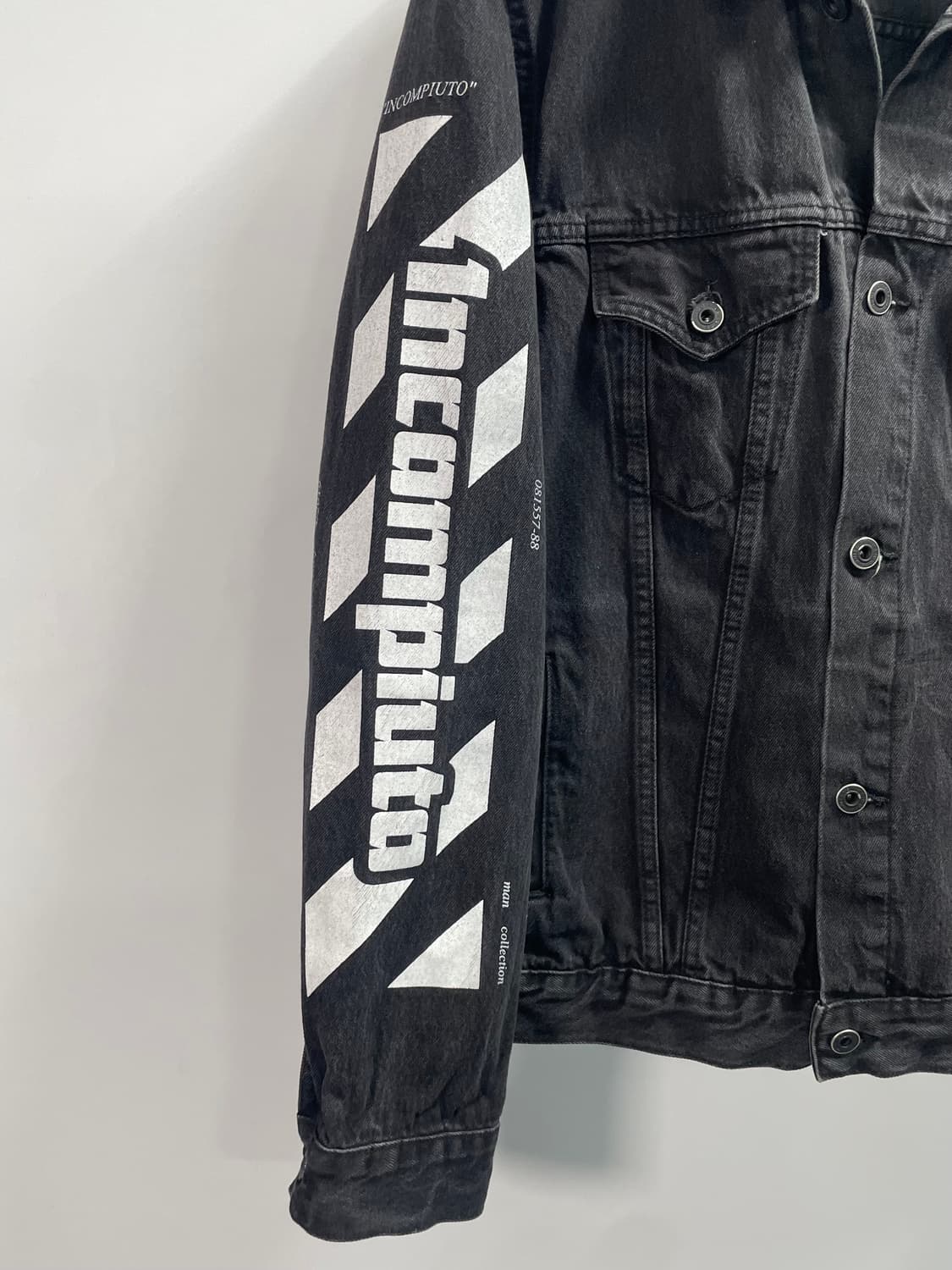 오프화이트 2019 흑청 청자켓 (on.330)   상품이미지4