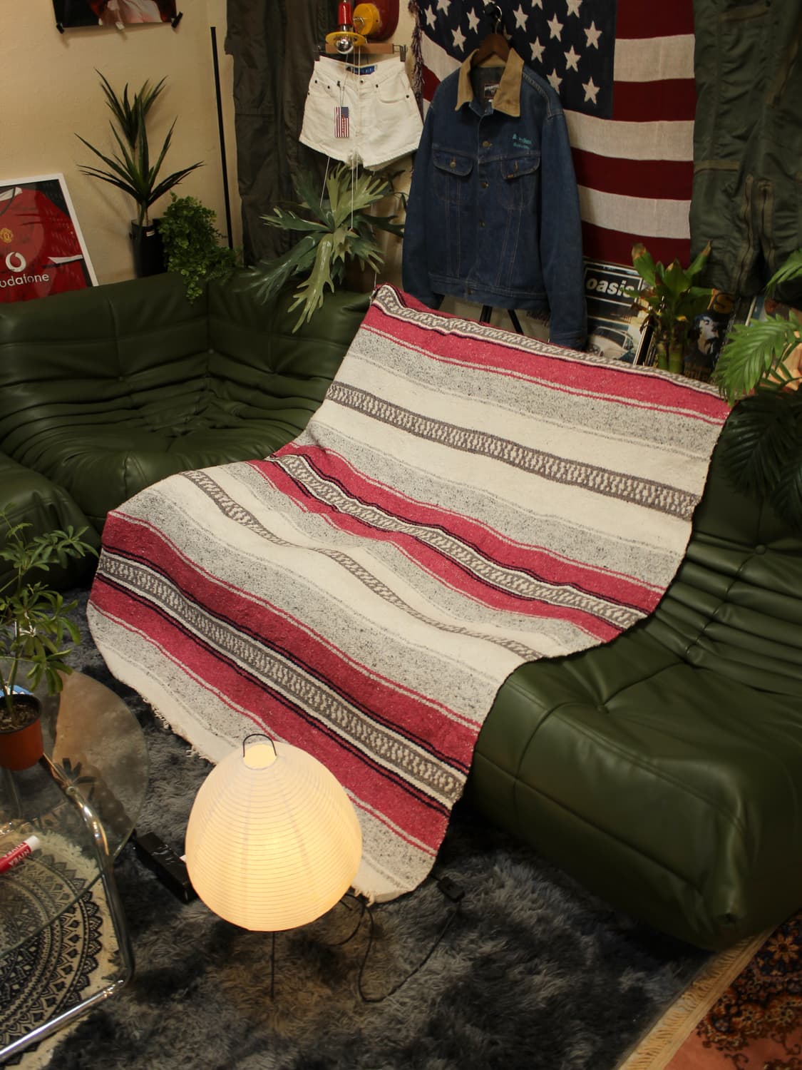 90s Mexican Serape Blanket 상품이미지2