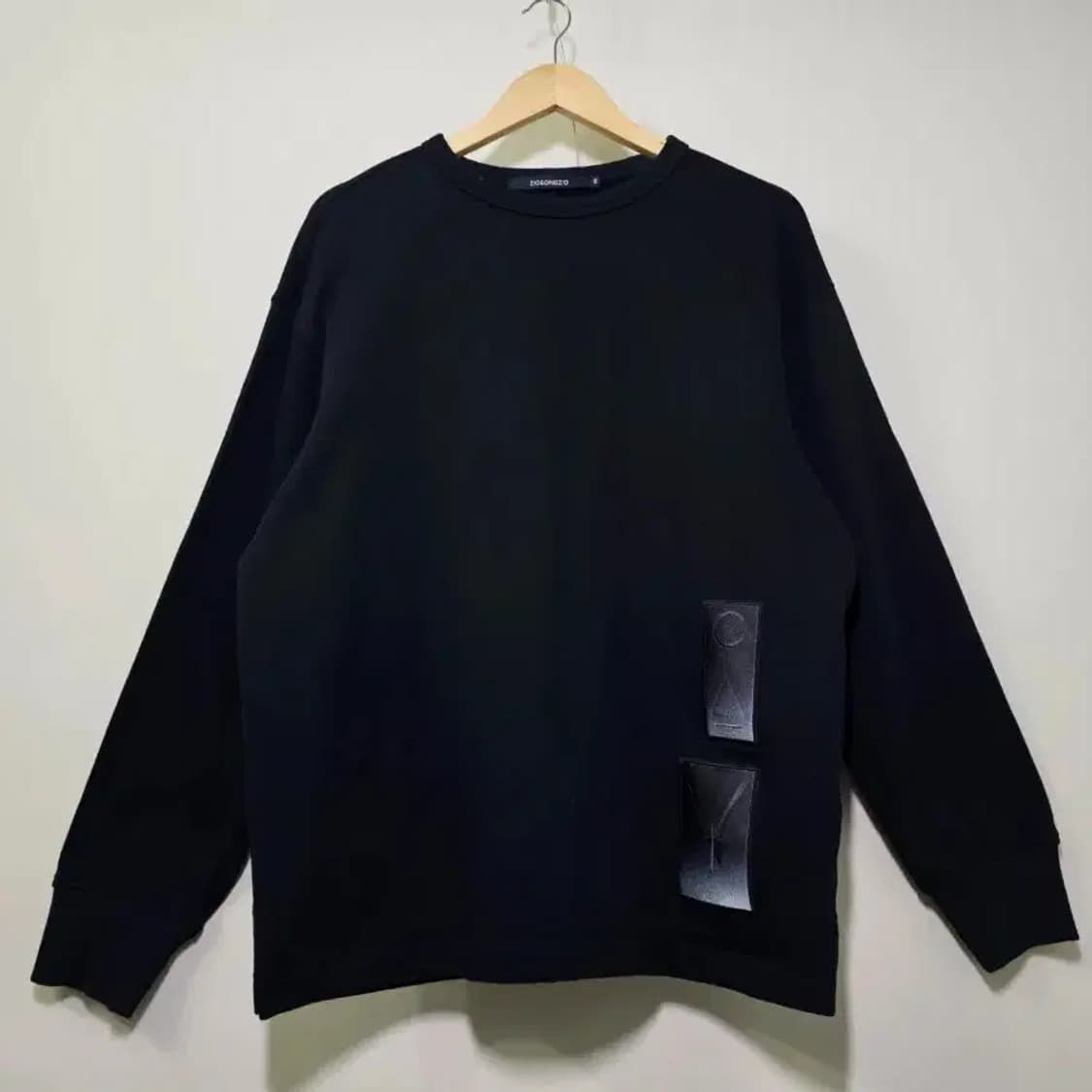 지오송지오 블랙 맨투맨 100 상품이미지6