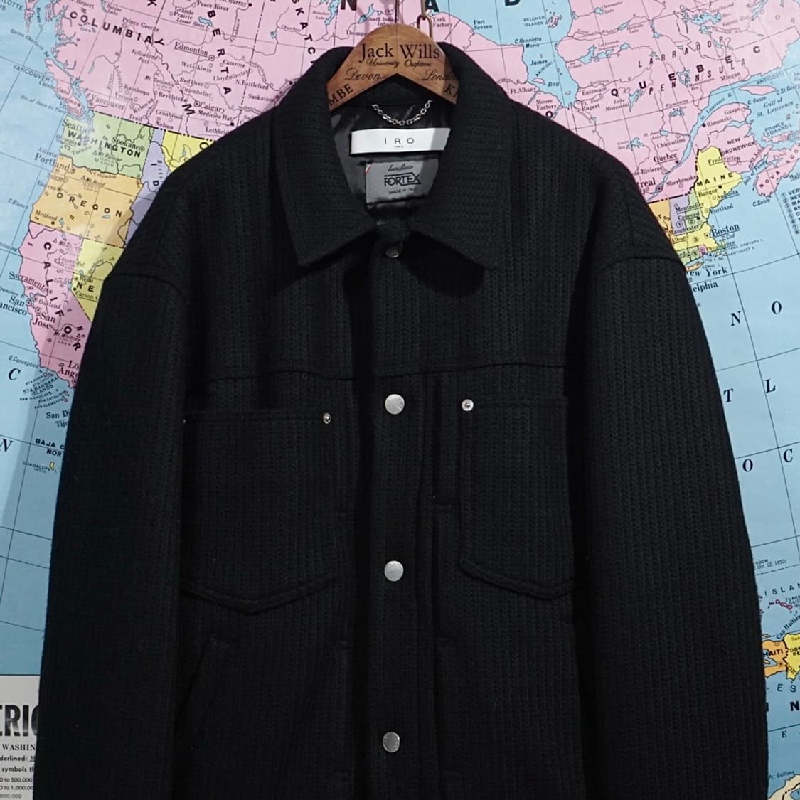 이로 스웨터 텍스처 트러커 자켓 상품이미지3