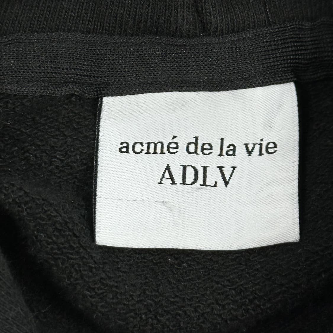 아크메드라비 베이비 블랙 헤비 후드티 (실측 L) 상품이미지6