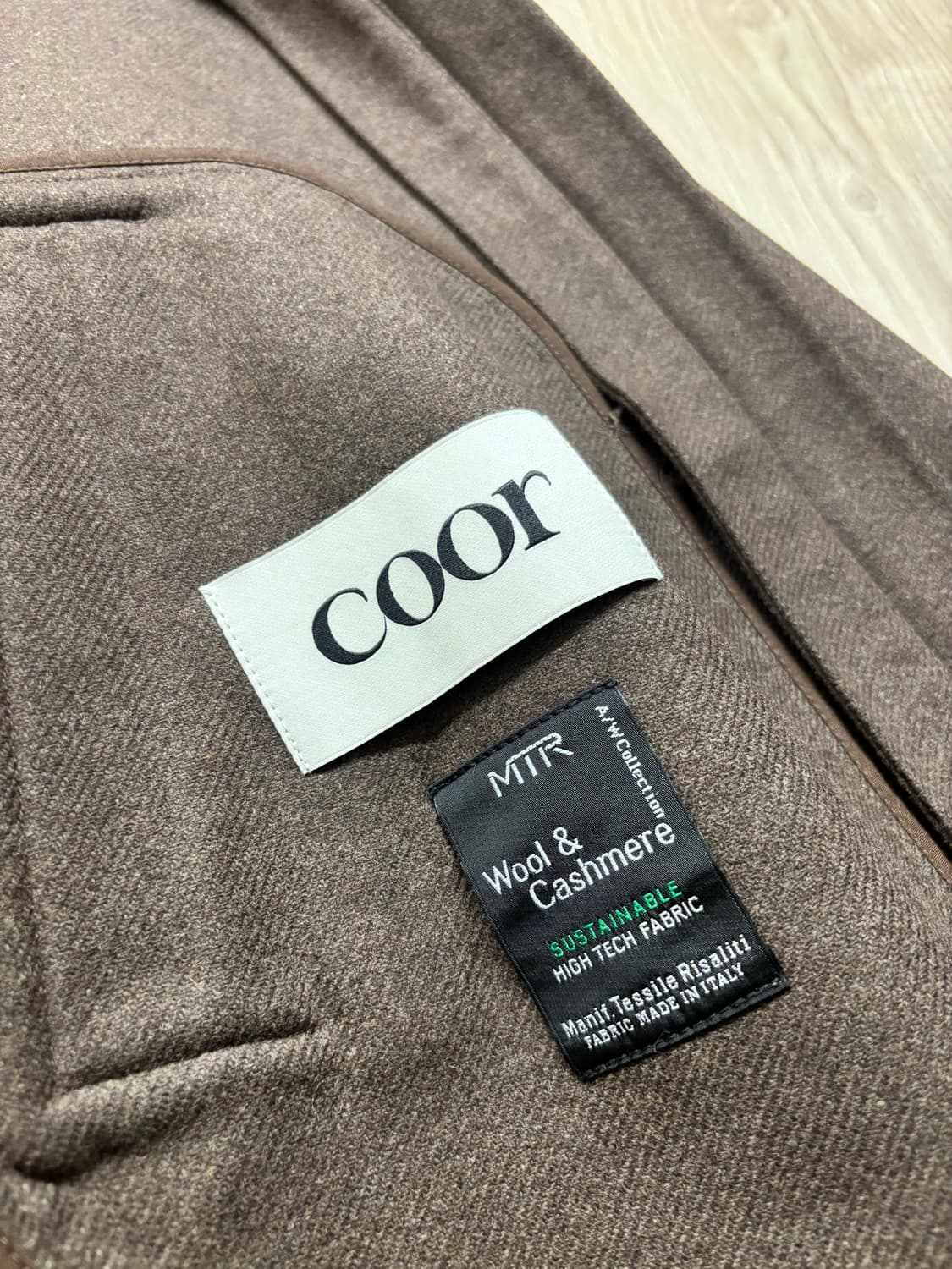 COOR 울 캐시미어 블루종 자켓 상품이미지8