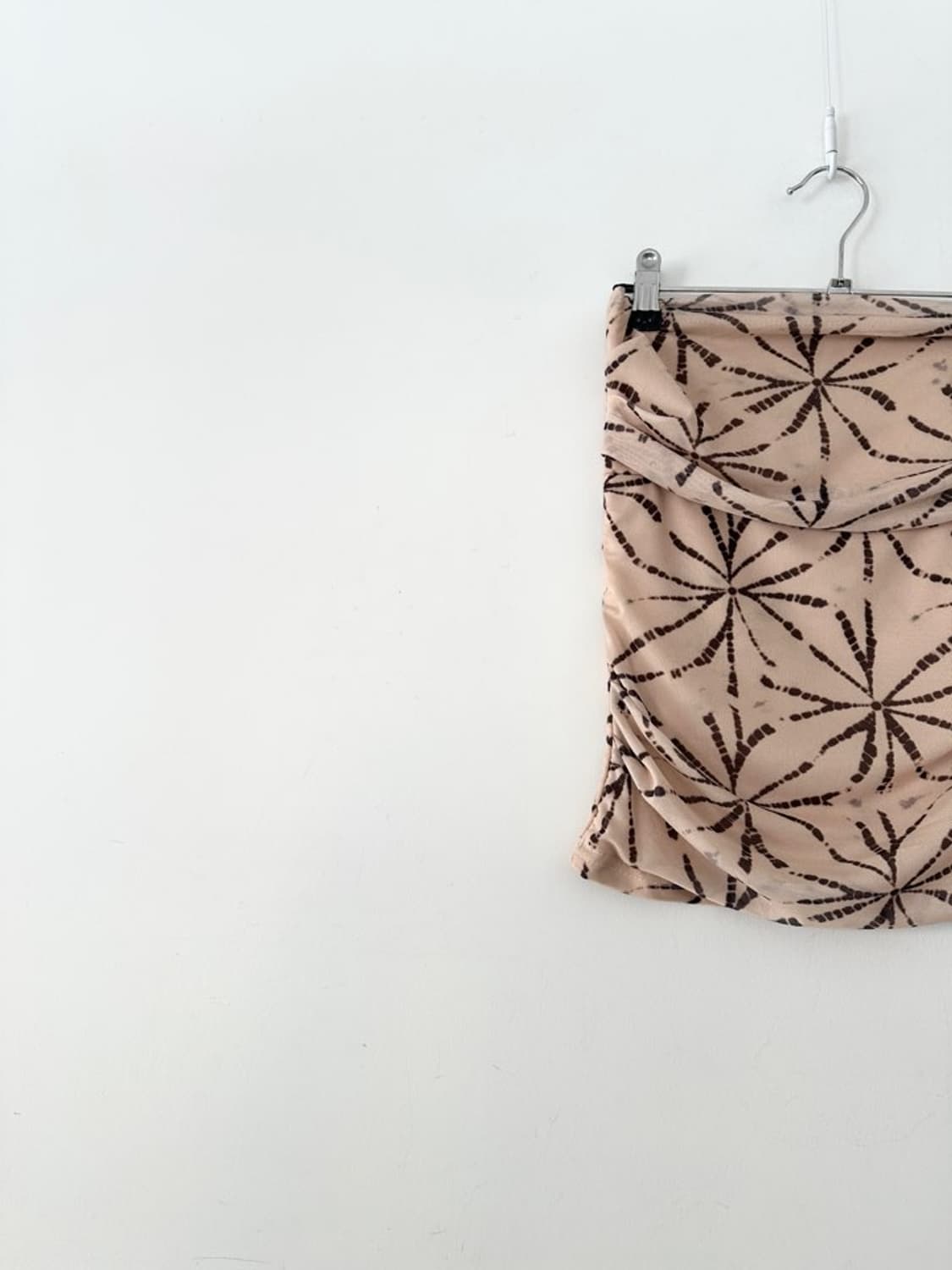 Pine needle tube top / beige 상품이미지3
