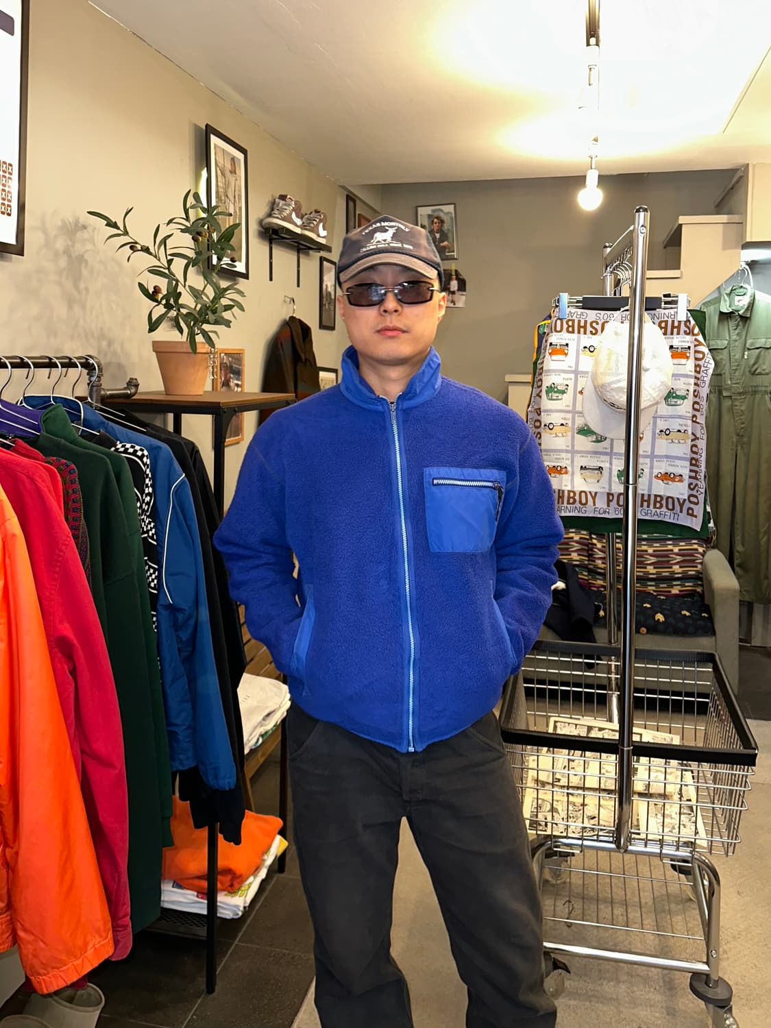 90‘s Patagonia blue pullover fleece wear 상품이미지1