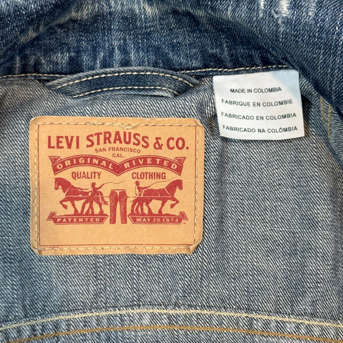 S) 리바이스 3세대 청 데님 자켓 상품이미지7