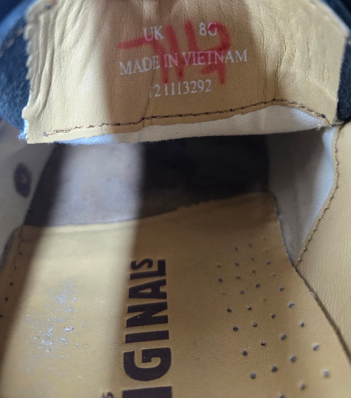 클락스 Wallabee 검정 가죽 uk8 270mm  상품이미지10
