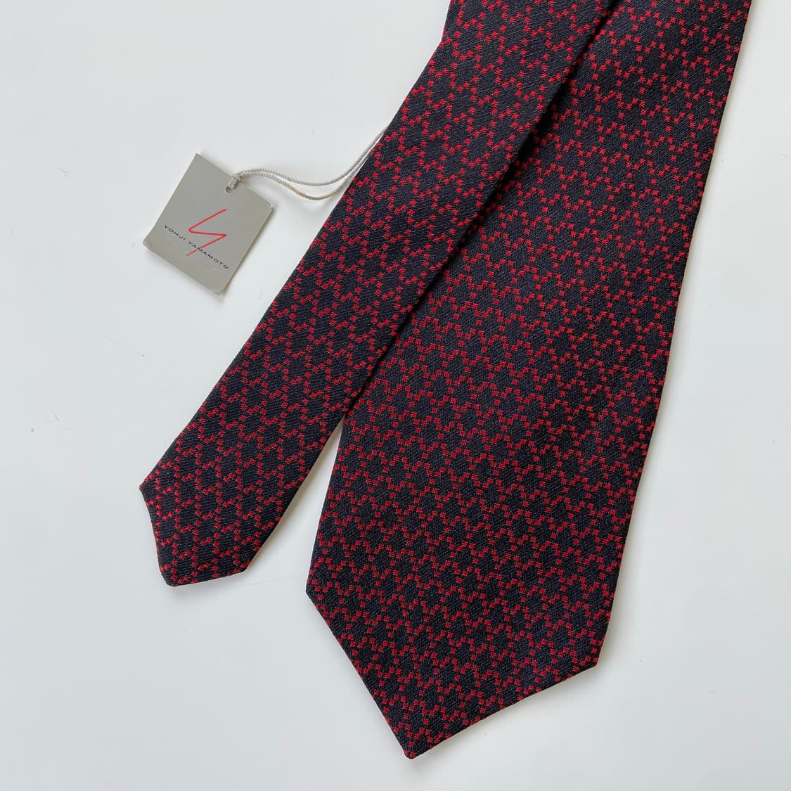 택달린 미사용품 요지야마모토(Yohji Yamamoto) 명품정품넥타이 상품이미지3