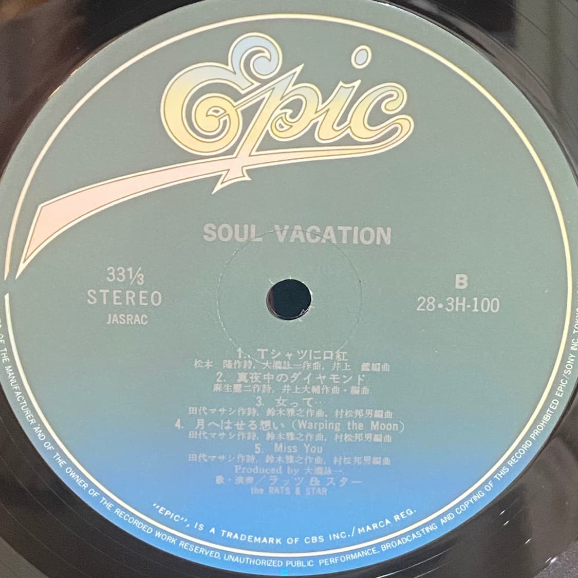 (LP) Rats & Star - Soul Vacation 상품이미지5