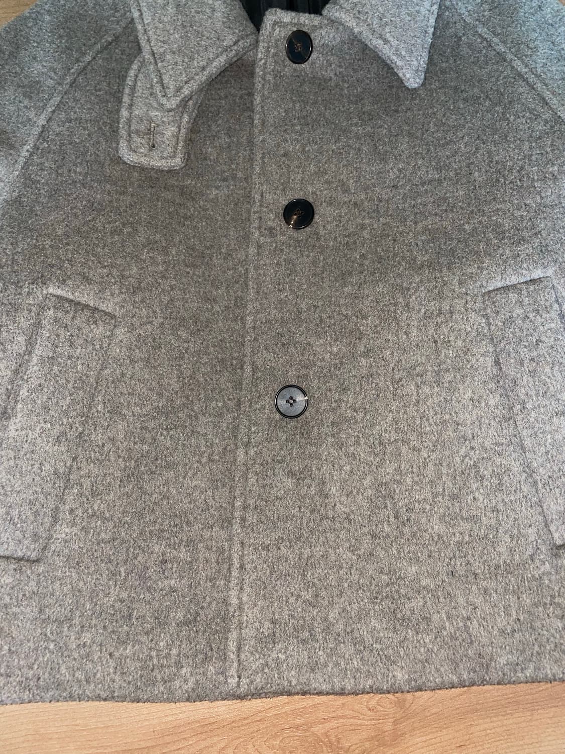 노멜렛 잔느 울 크롭 코트 애쉬모카 상품이미지5