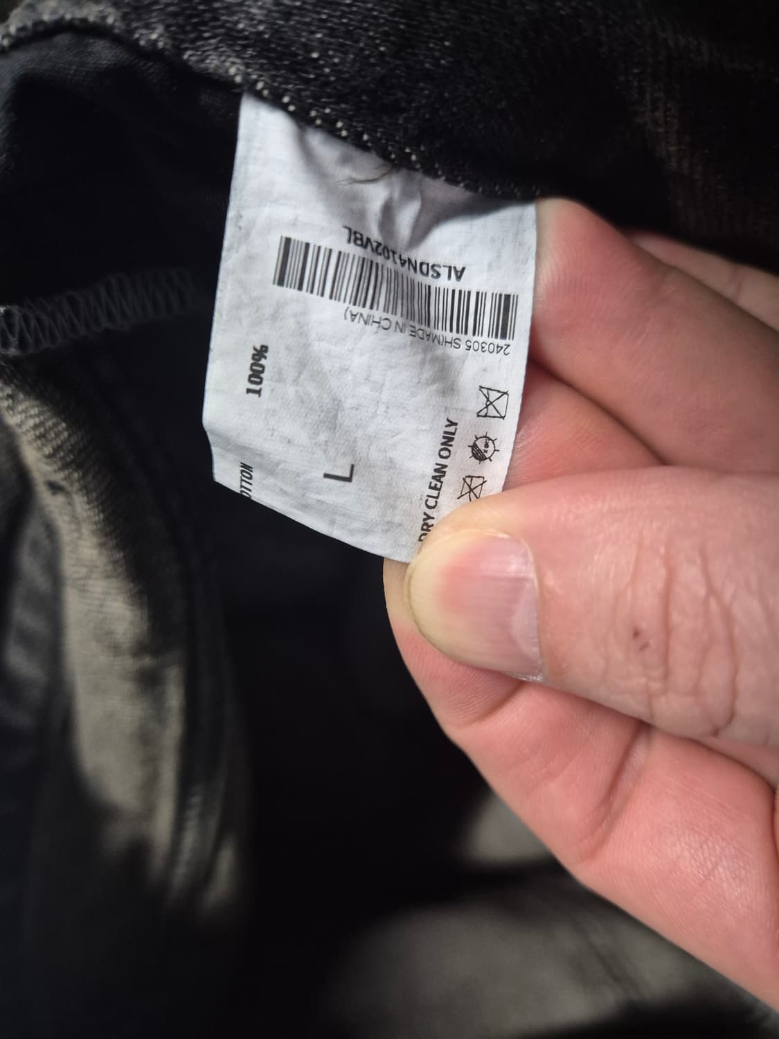 alyss 알리스 흑청 와이드 데님 상품이미지4