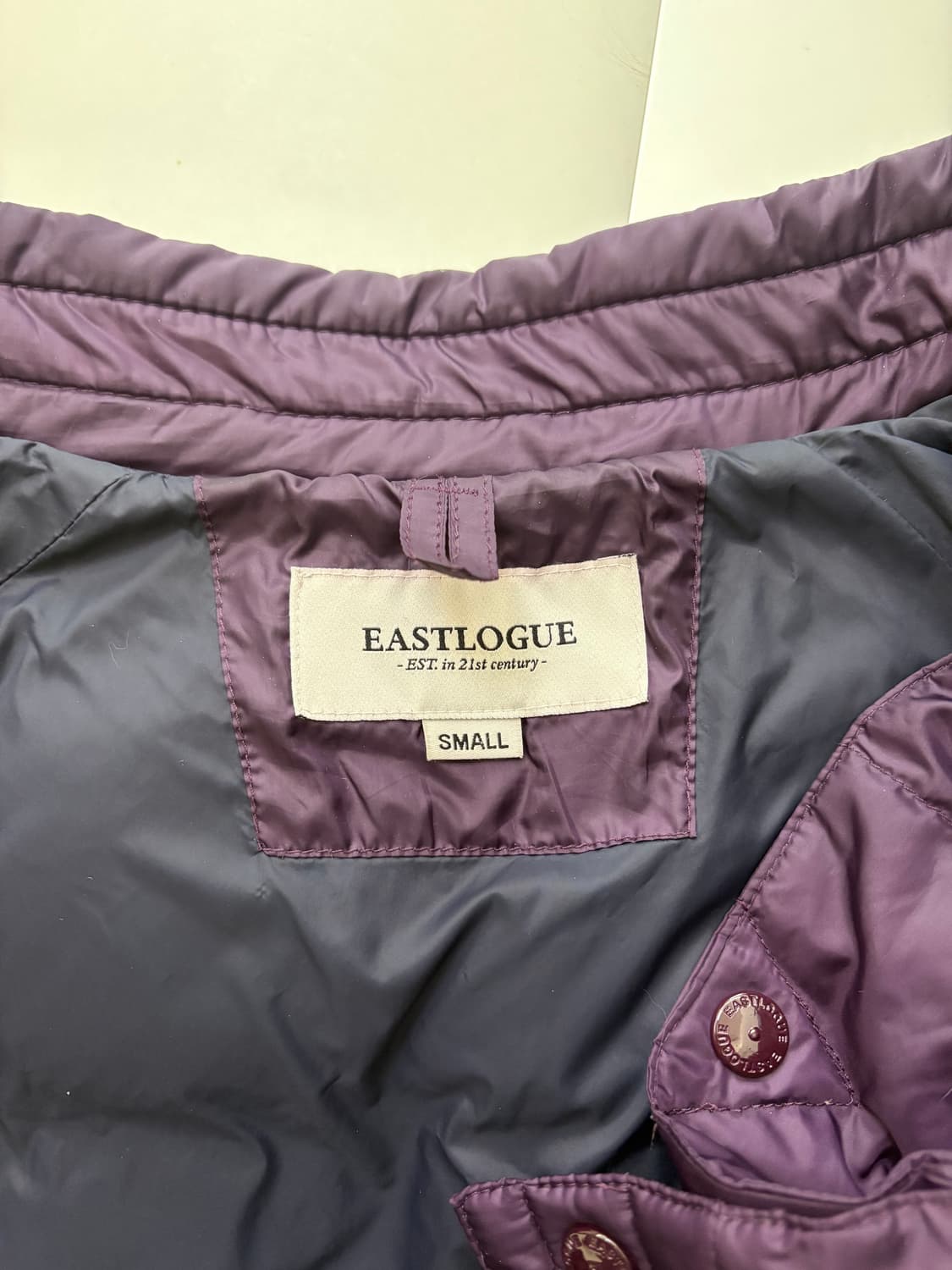 Eastlogue 이스트로그 스카잔 패딩 퍼플 S 상품이미지7