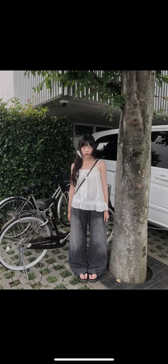 애니원모어 [set] 유어 레이스 나시 헤어끈 세트 화이트 상품이미지2