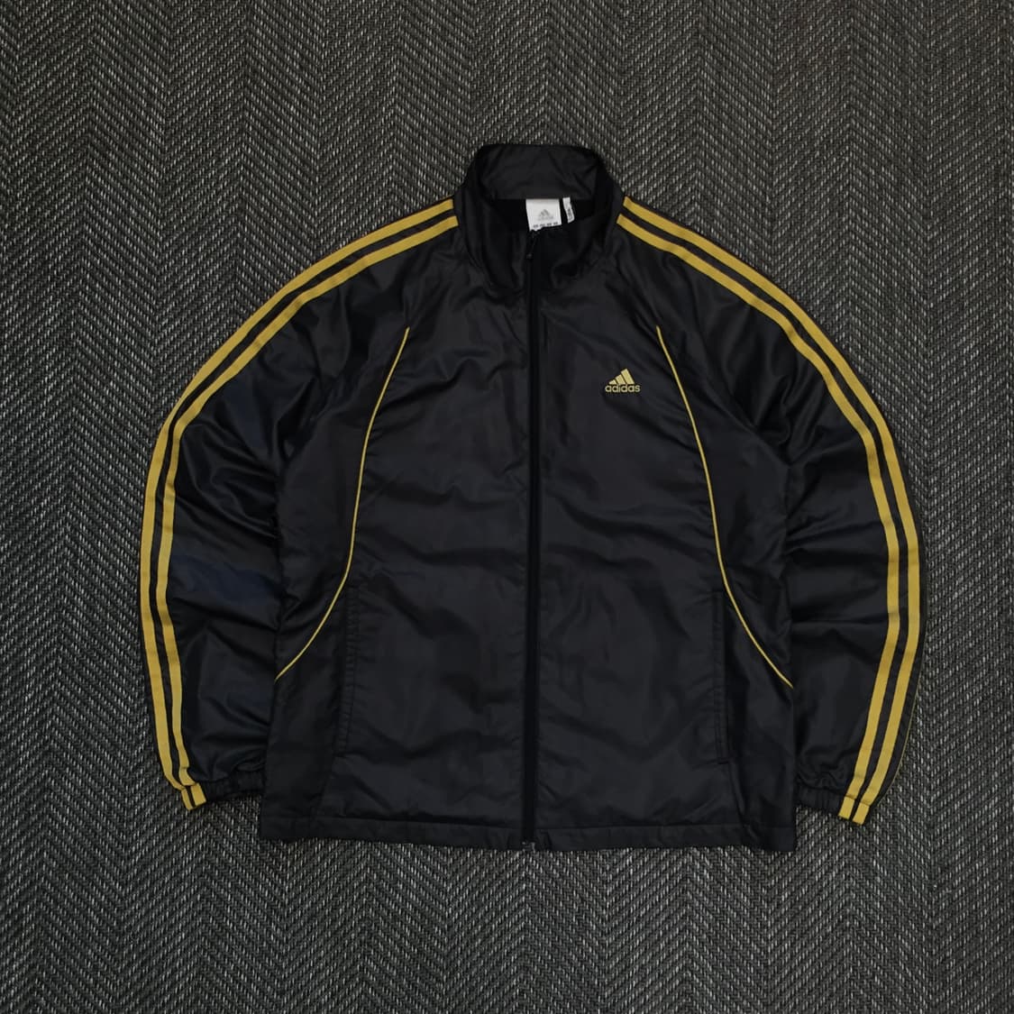 Adidas 아디다스 골드 삼선 사이드라인 바람막이 상품이미지4