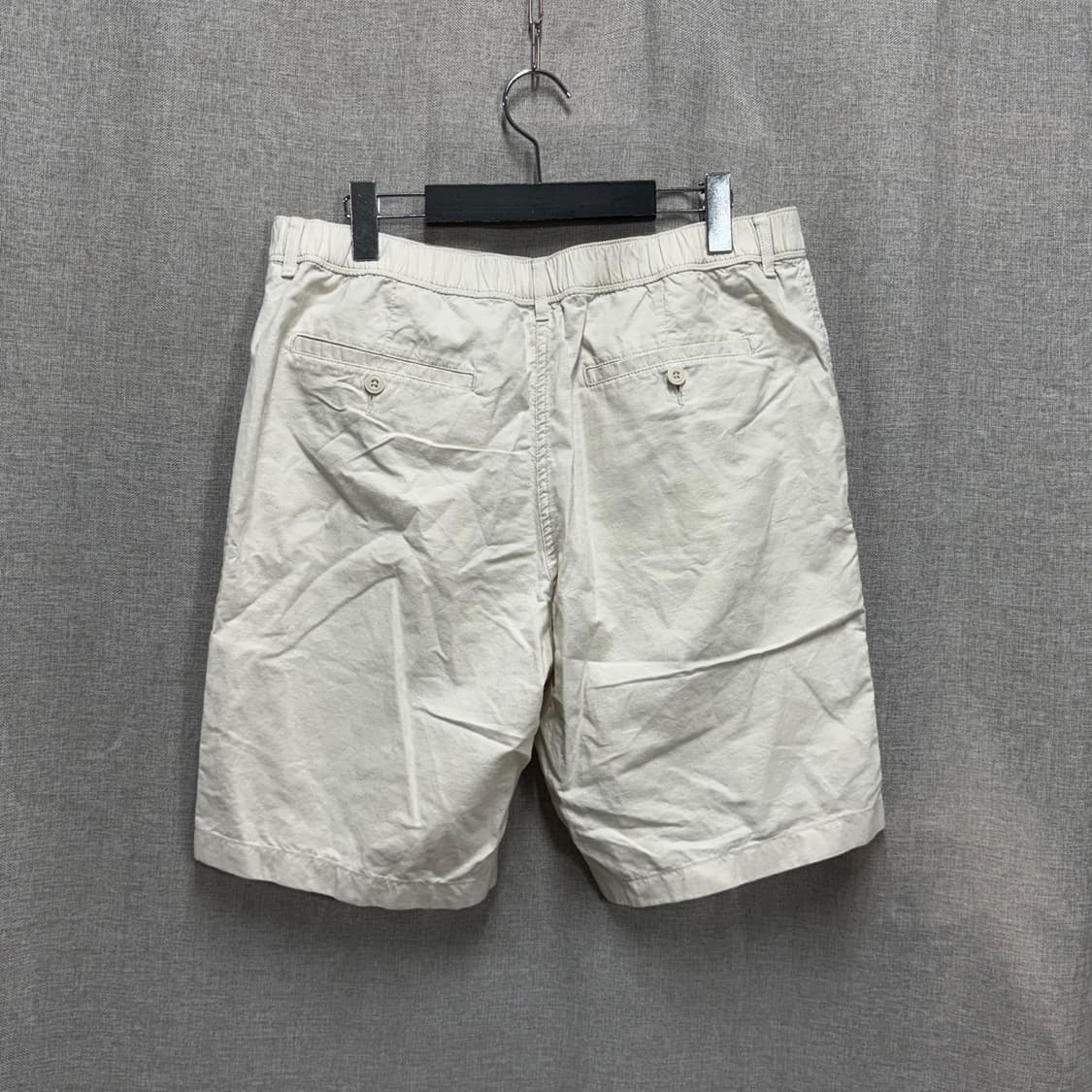 [L밴딩] 유니클로 린넨 + 아사면 혼방 밴딩 반바지 상품이미지4