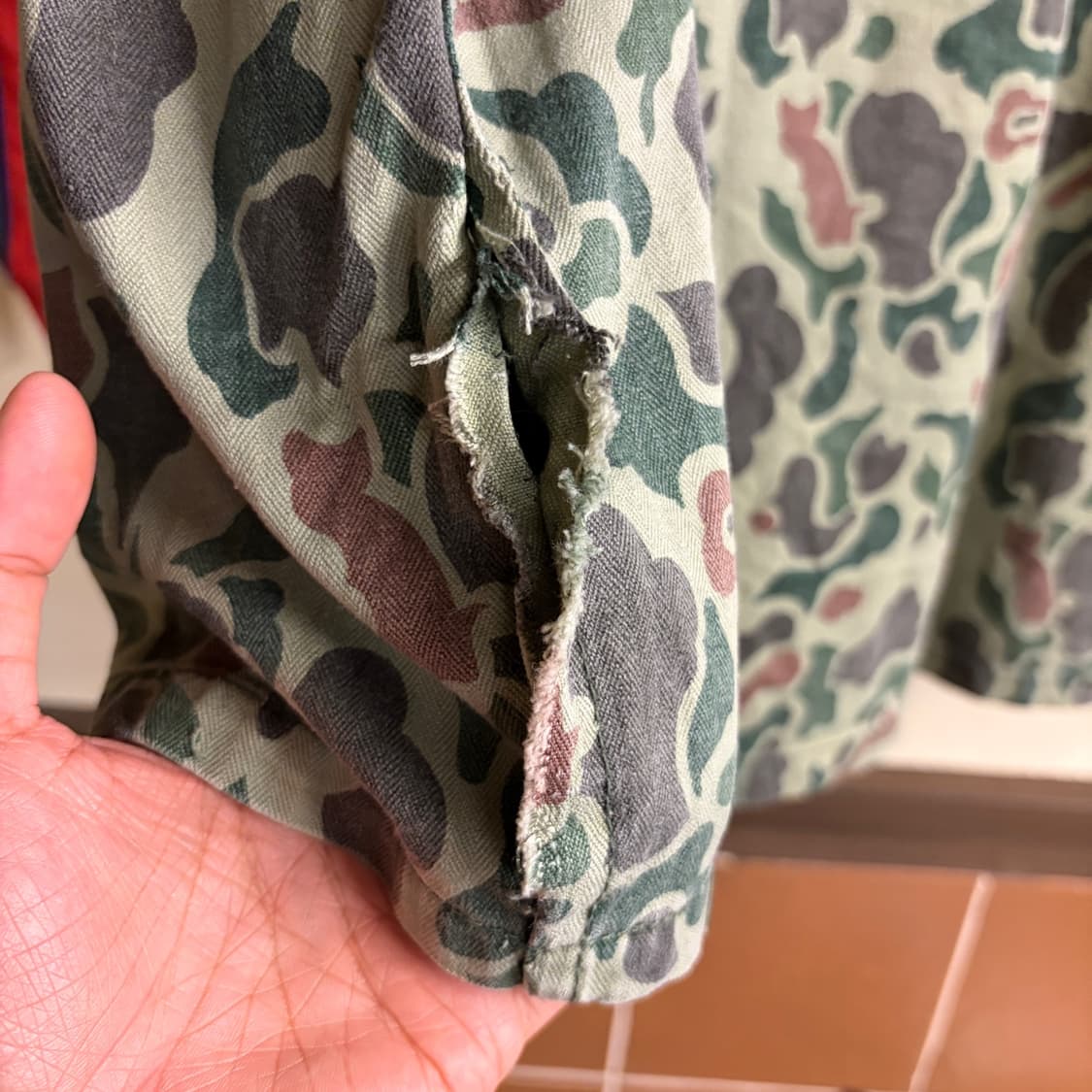 60s ROK DUCK HUNTER CAMO SHIRT 100-105 상품이미지7