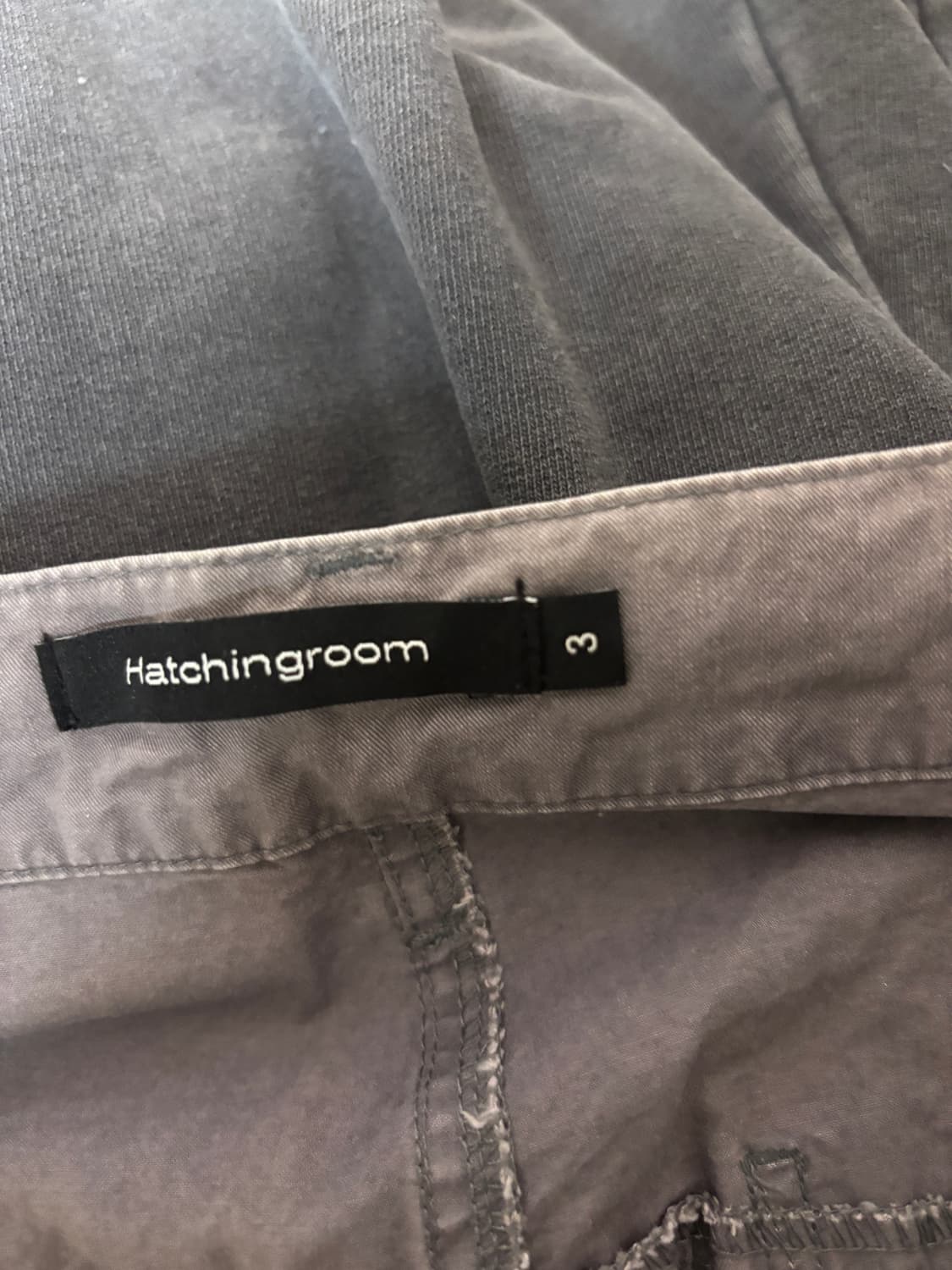 해칭룸 벤티드 팬츠 페이디드 퍼플 상품이미지3