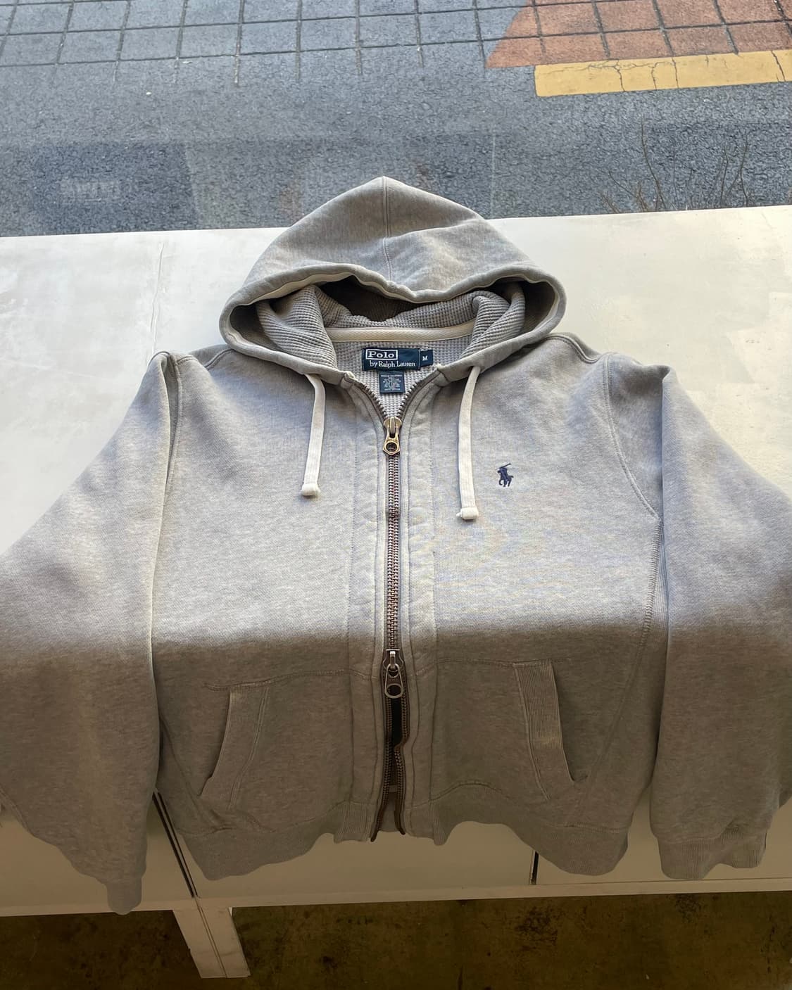 90‘s Polo Thermal hoodie zipup 폴로 써멀 후디 상품이미지1