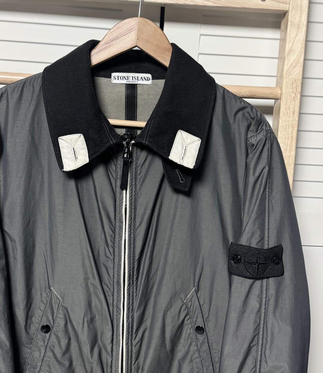 스톤 아일랜드 2006 스팔마투라 집업 비행 재킷 상품이미지3