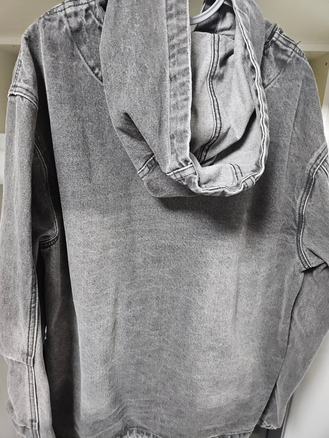 디미트리블랙 데님후드 집업 상품이미지2