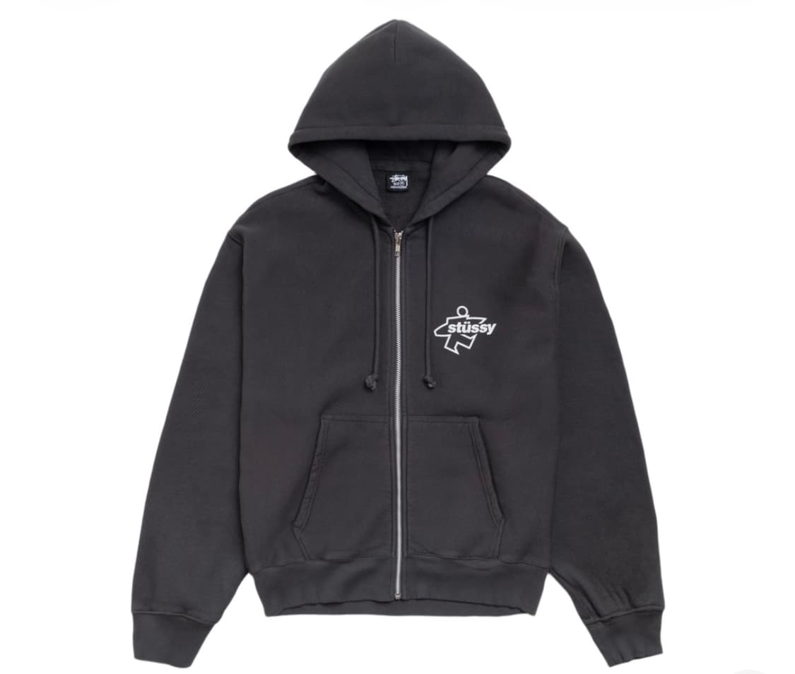 스투시 서프 사이즈 집 페이디드 블랙 상품이미지1