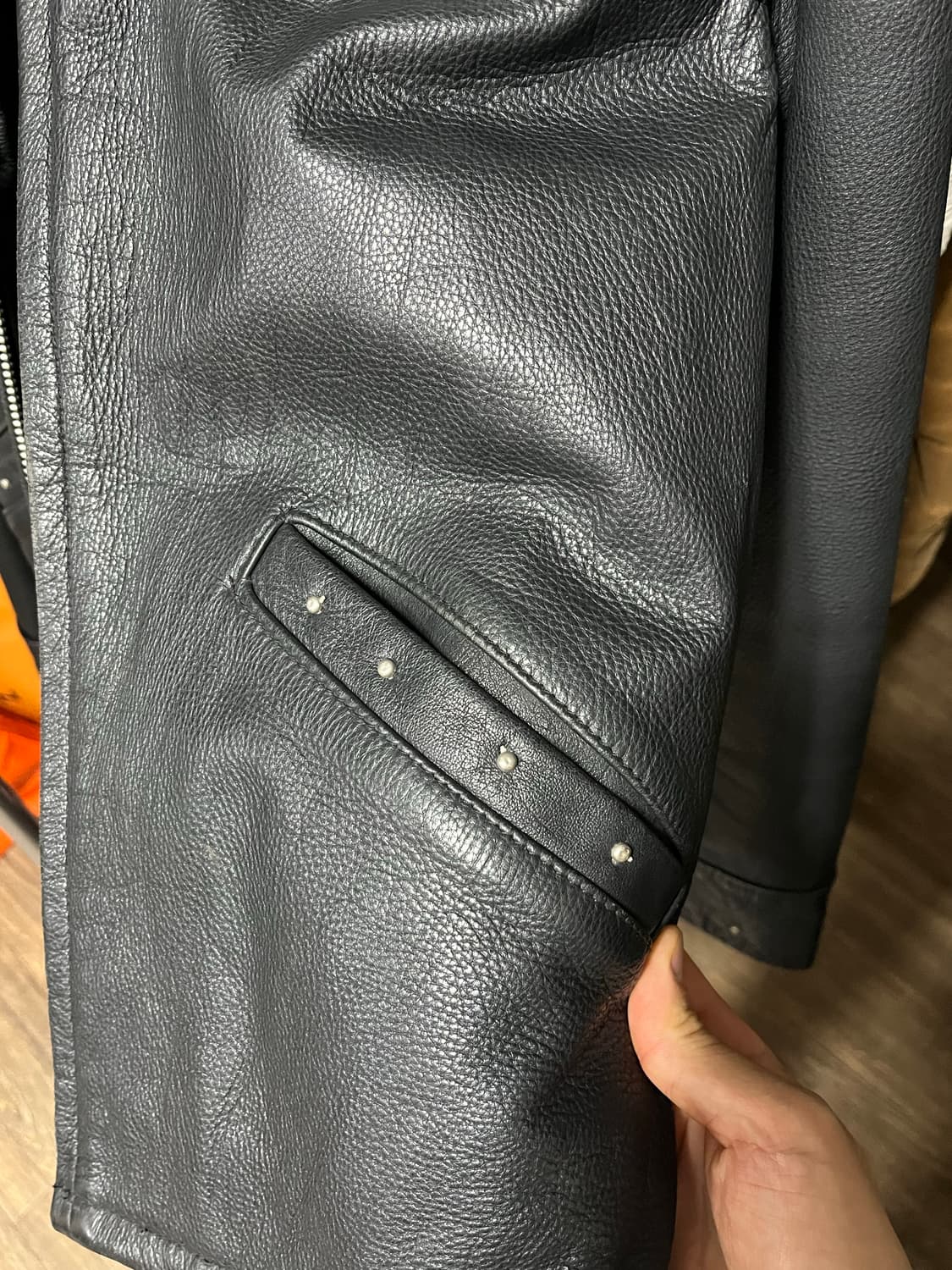 Schott 쇼트 544 싱글라이더 레더 자켓 44 105 여유 상품이미지3