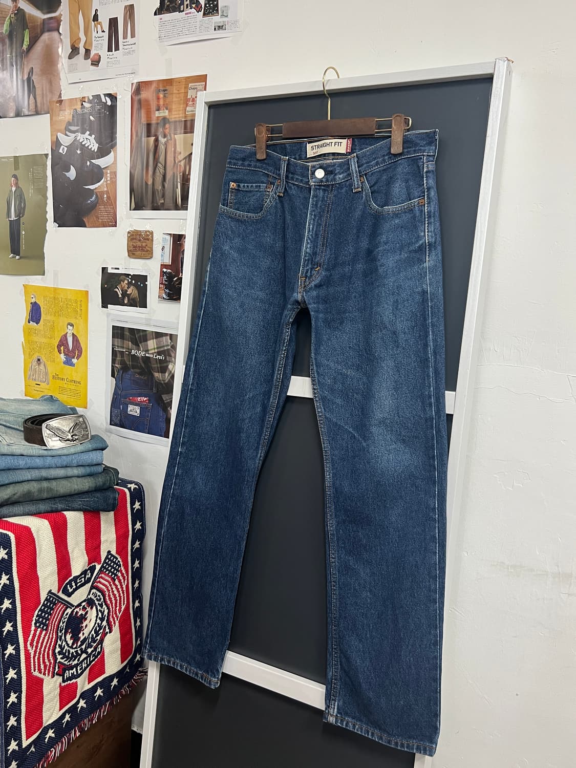 00s Levis 리바이스 505 스트레이트 핏 데님 팬츠 상품이미지9