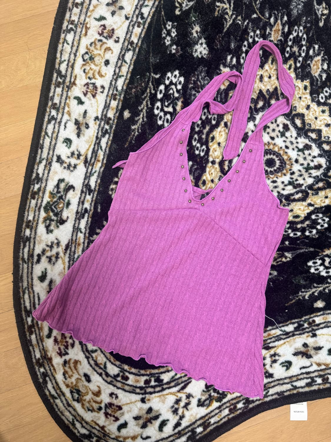 폴리수엠 studded cable halter top 상품이미지4