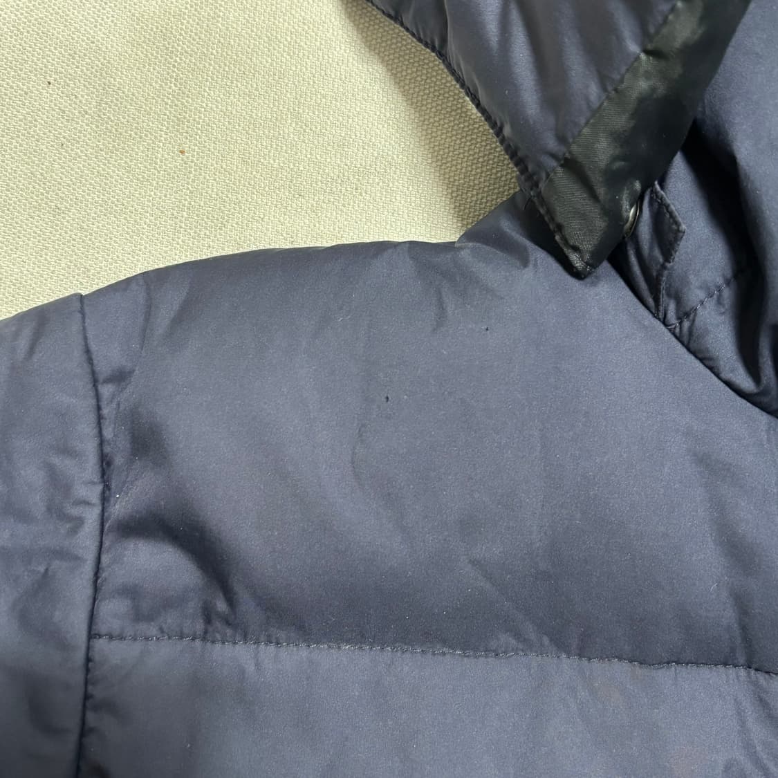 XL 폴로랄프로렌 레드 포니 네이비 덕 다운 후드 패딩 상품이미지6