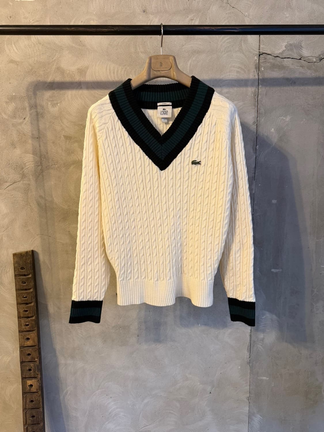 라코스테 셔틀랜드울 크리켓 니트 55~66 상품이미지10