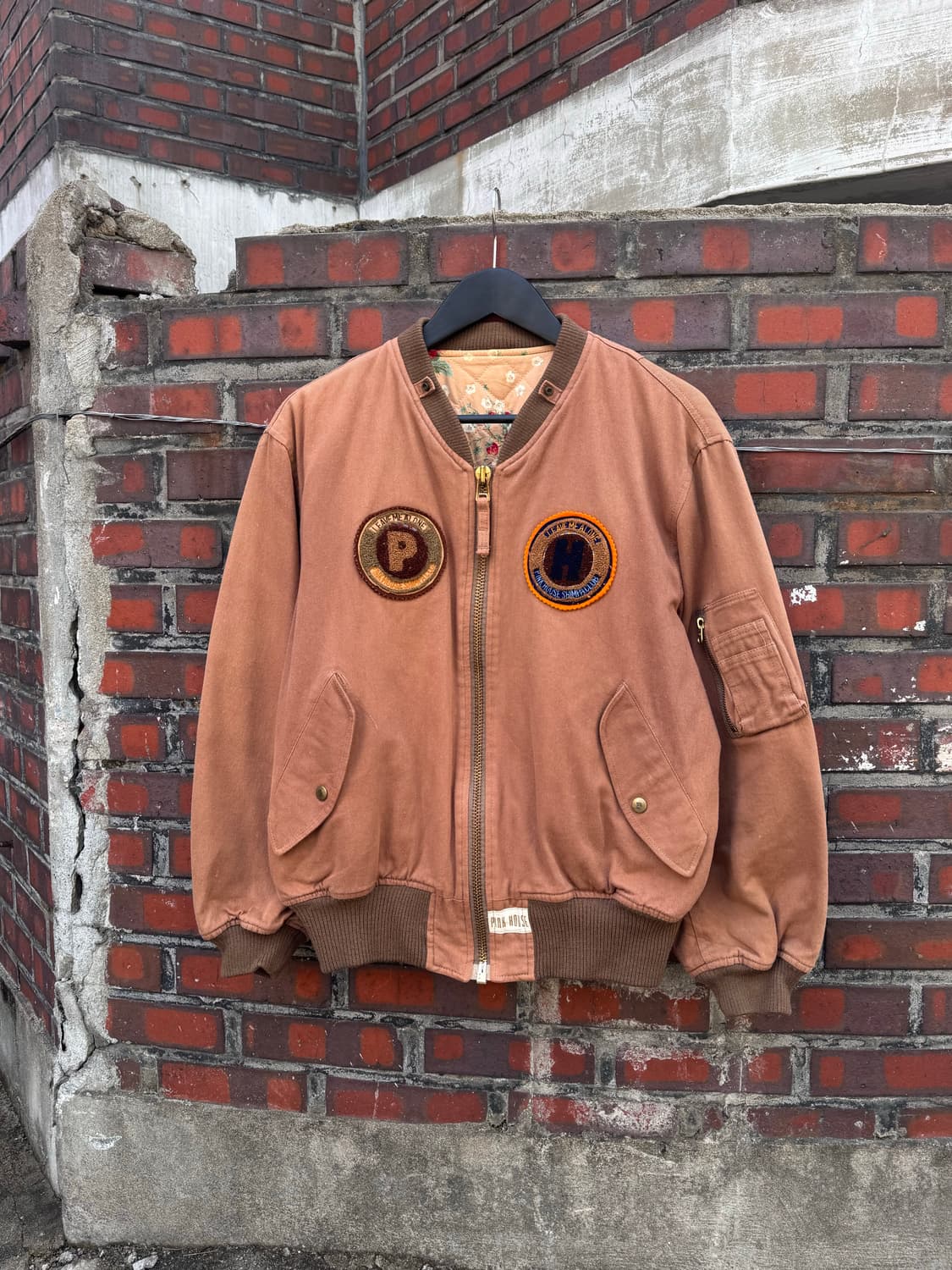 핑크하우스 패치 MA-1 봄버자켓  상품이미지2