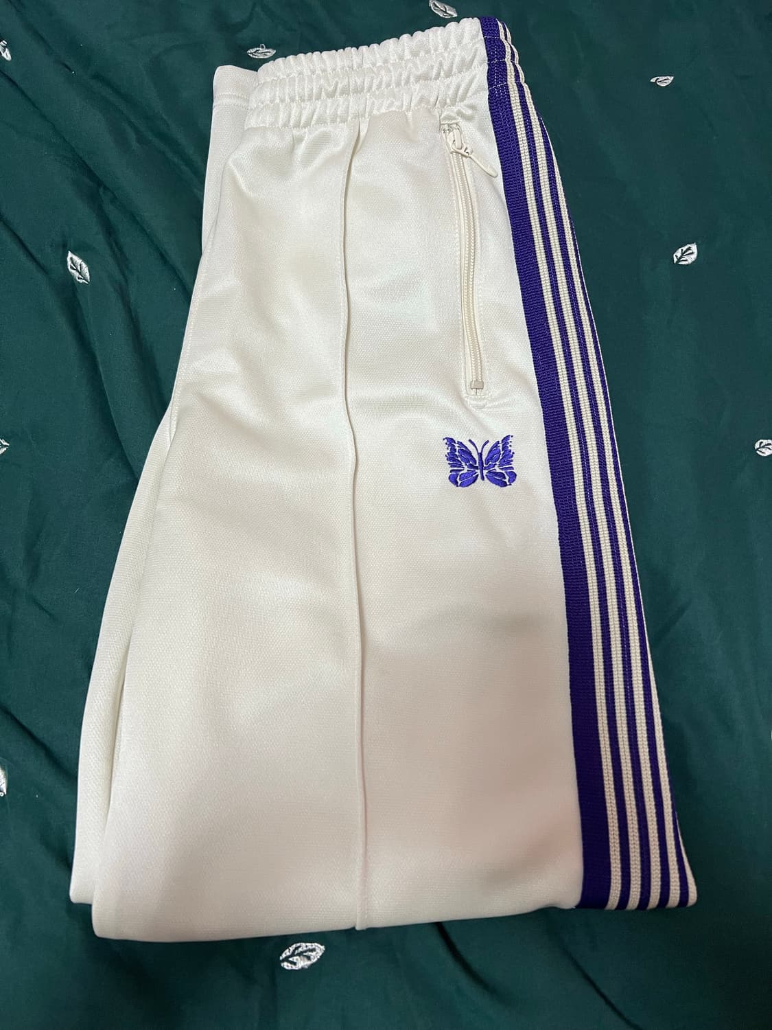 니들스 스트레이트 트랙 팬츠 폴리 스무스 아이스 화이트 S 상품이미지3