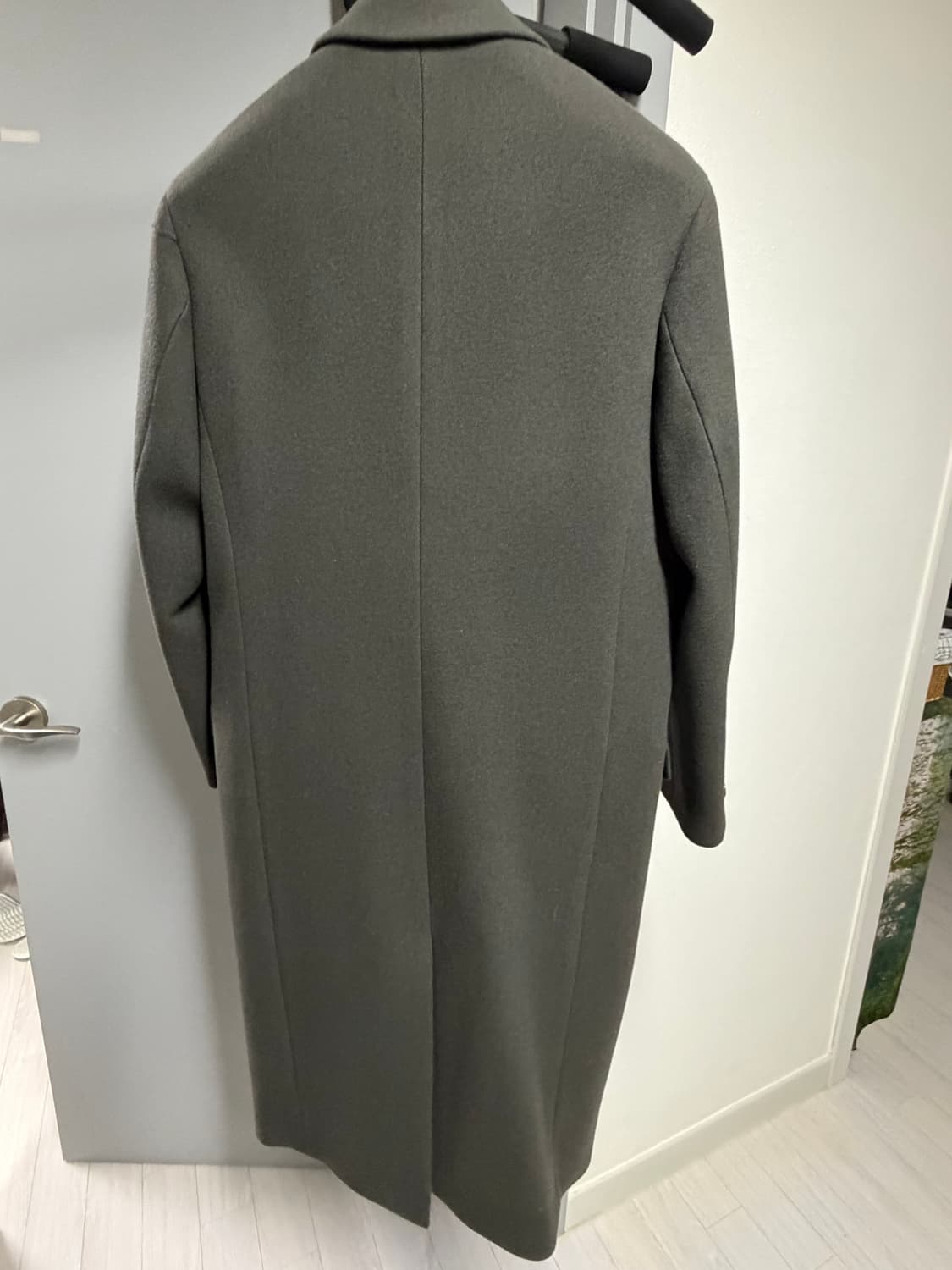 벨리에 18fw 3버튼 싱글코트 올리브 S 상품이미지2