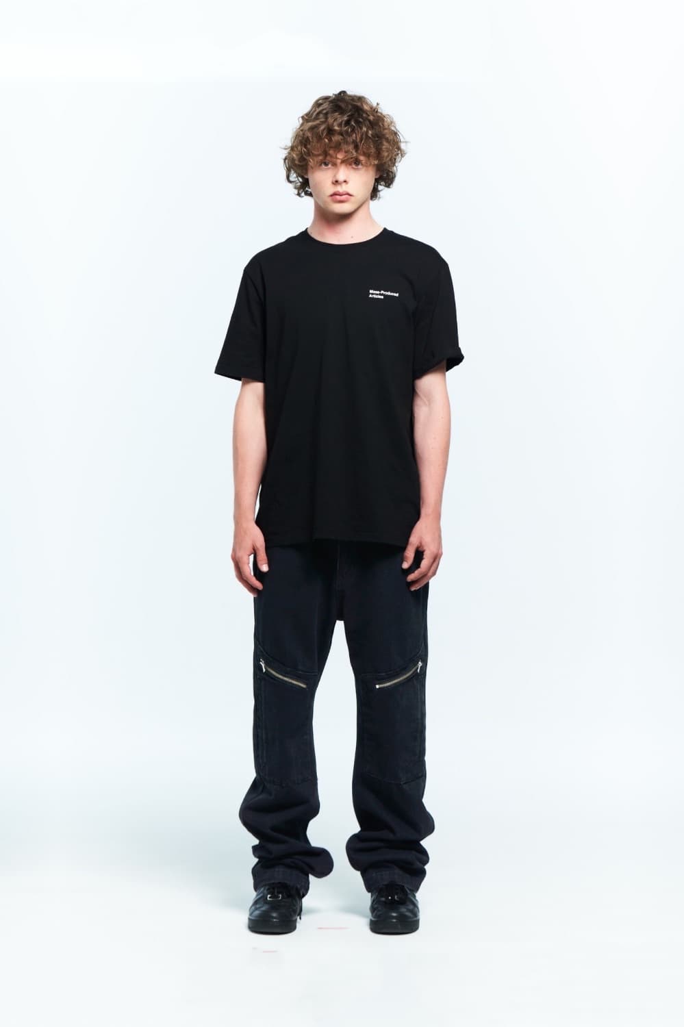 플라스틱프로덕트 MPa T-SHIRT 반팔 블랙 새상품 L 상품이미지1