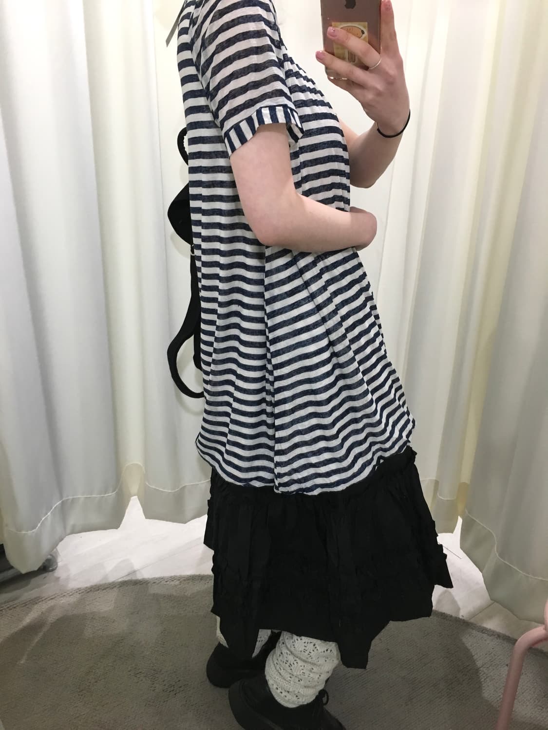 stripe balloon blouse 상품이미지5