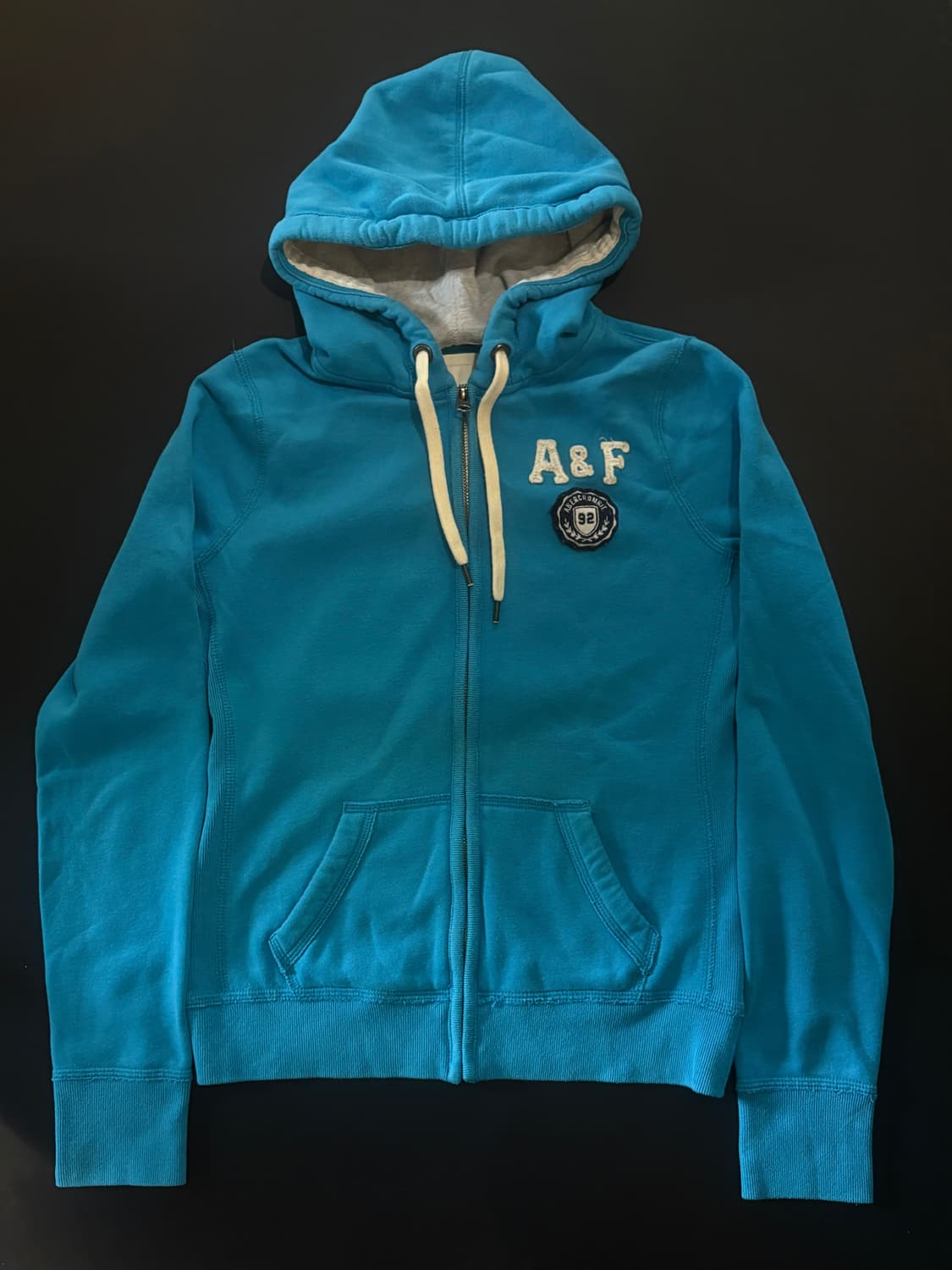 아베크롬비 후드집업 블루 M 상품이미지1