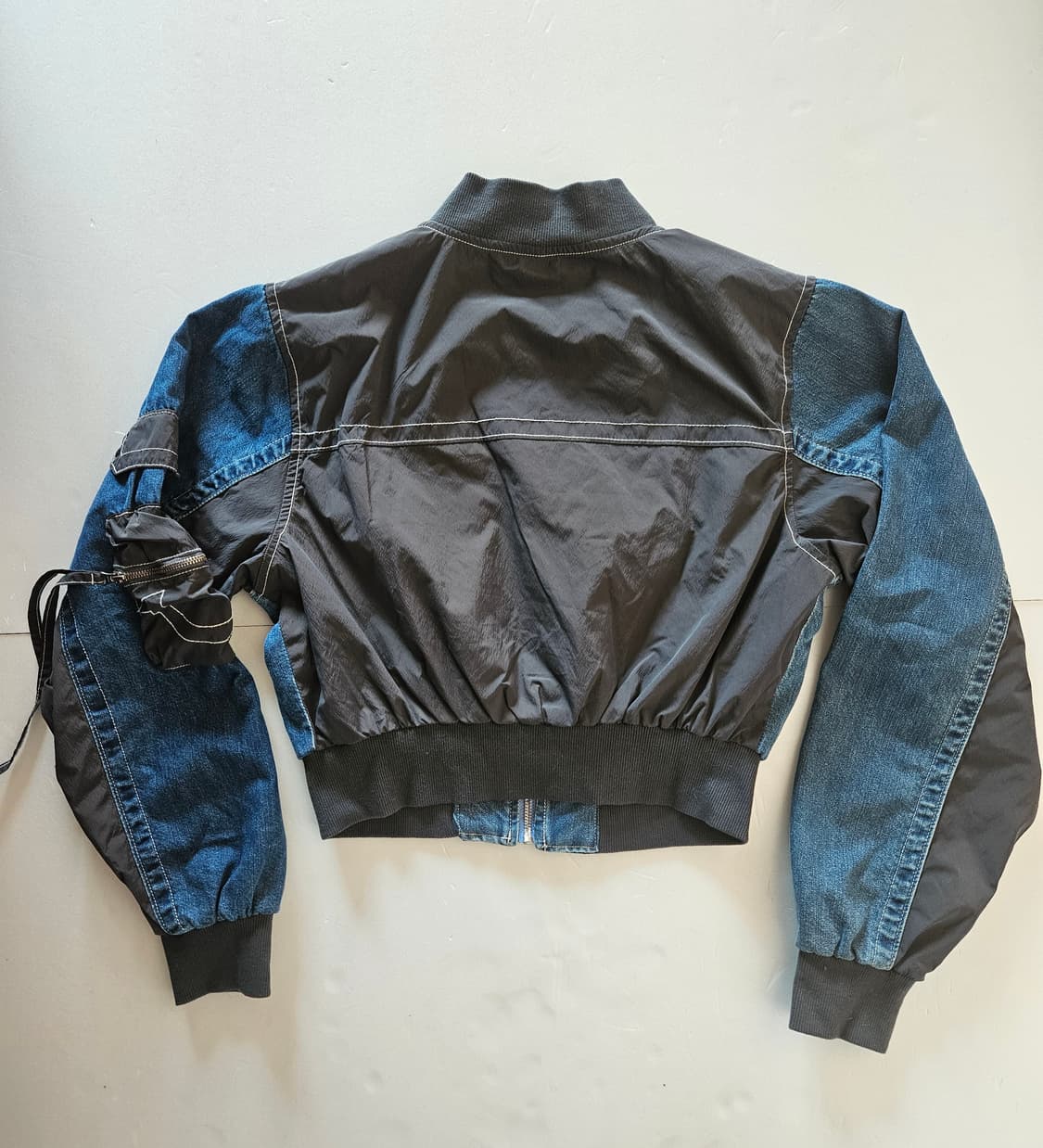 트루 릴리전 ma-1 크롭 데님 자켓 상품이미지6