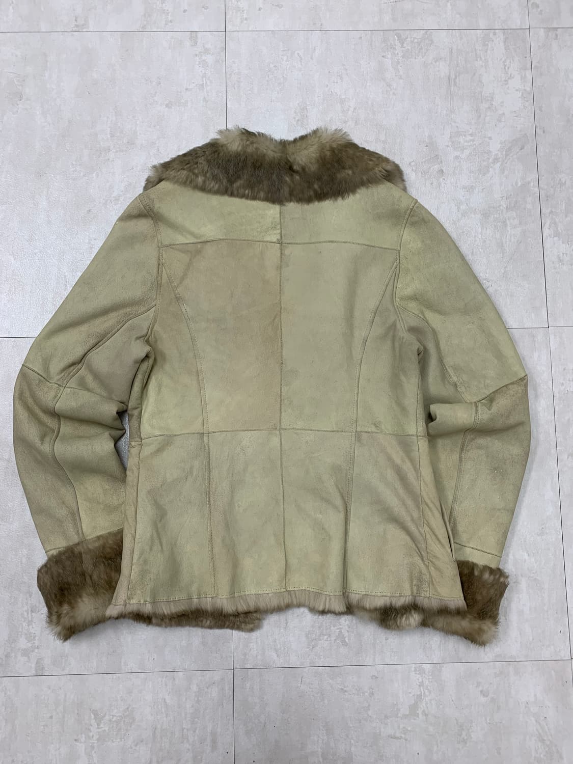 Espritmar 퍼 스웨이드 자켓 상품이미지7