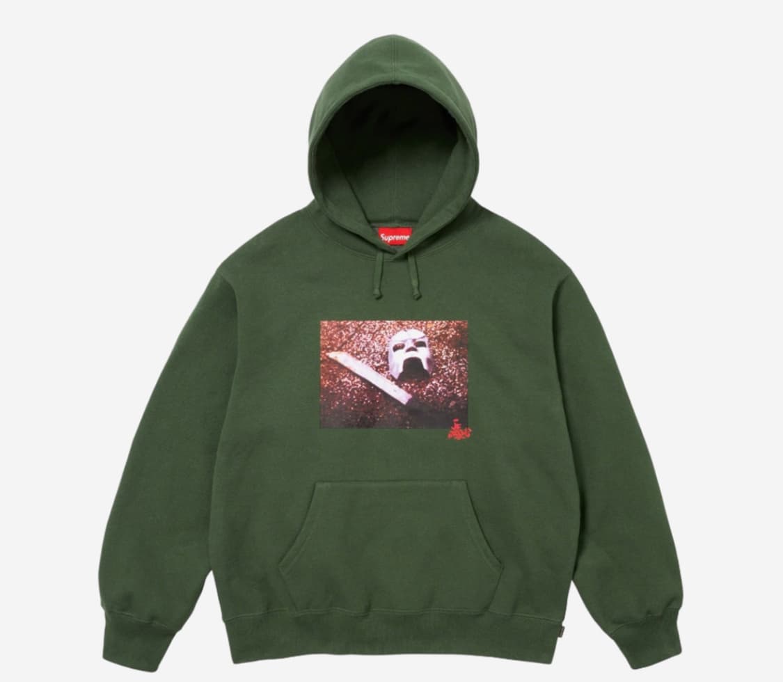 슈프림 MF Doom 후드티 다크올리브 XL 상품이미지1