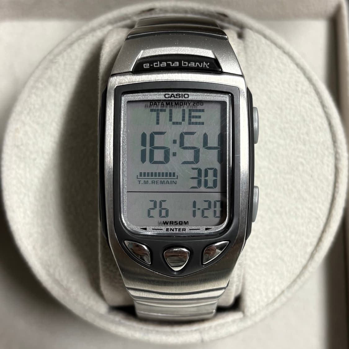 카시오 EDB-701 E-data bank 빈티지 시계 상품이미지1