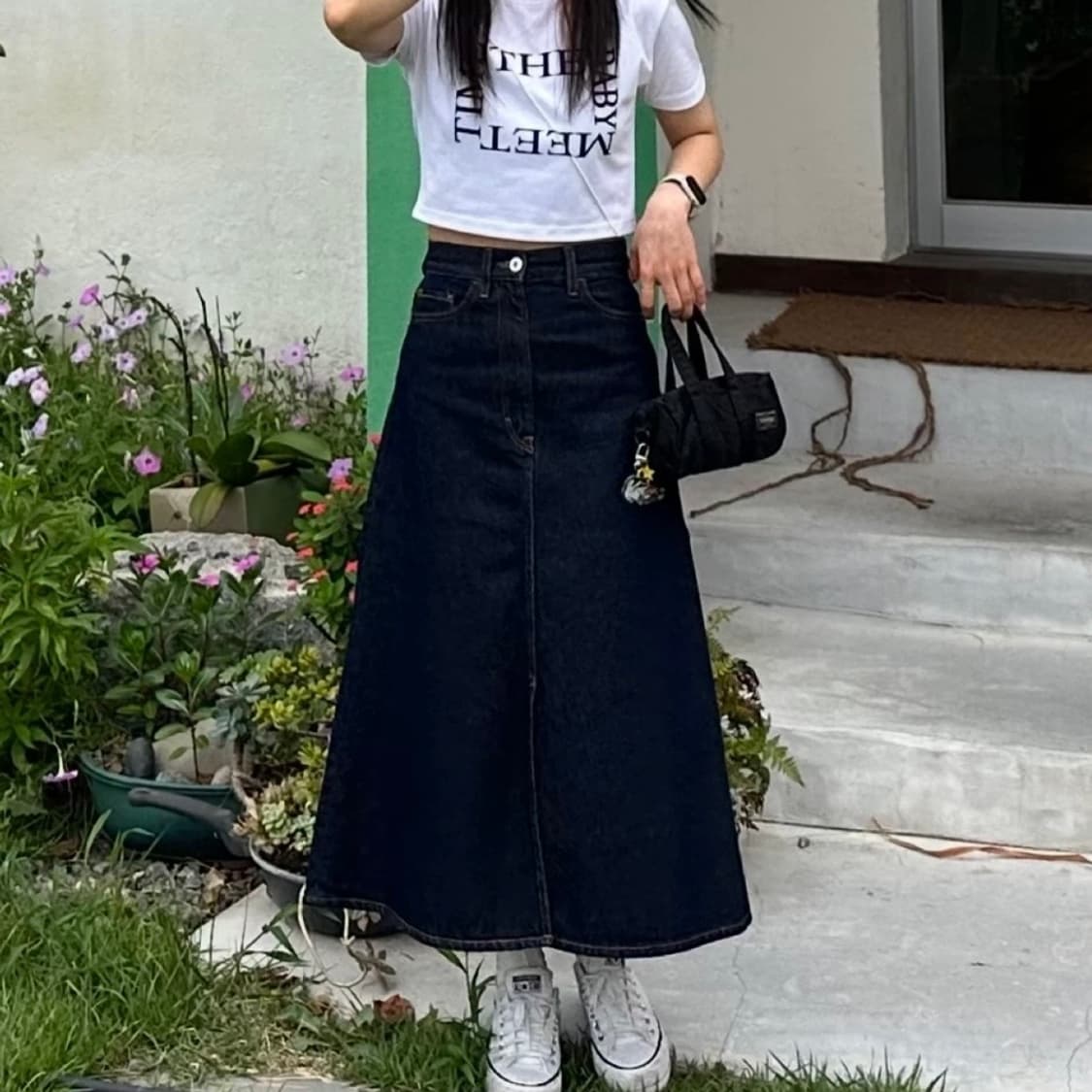 COS 코스 데님 롱 스커트 EUR 32 상품이미지4